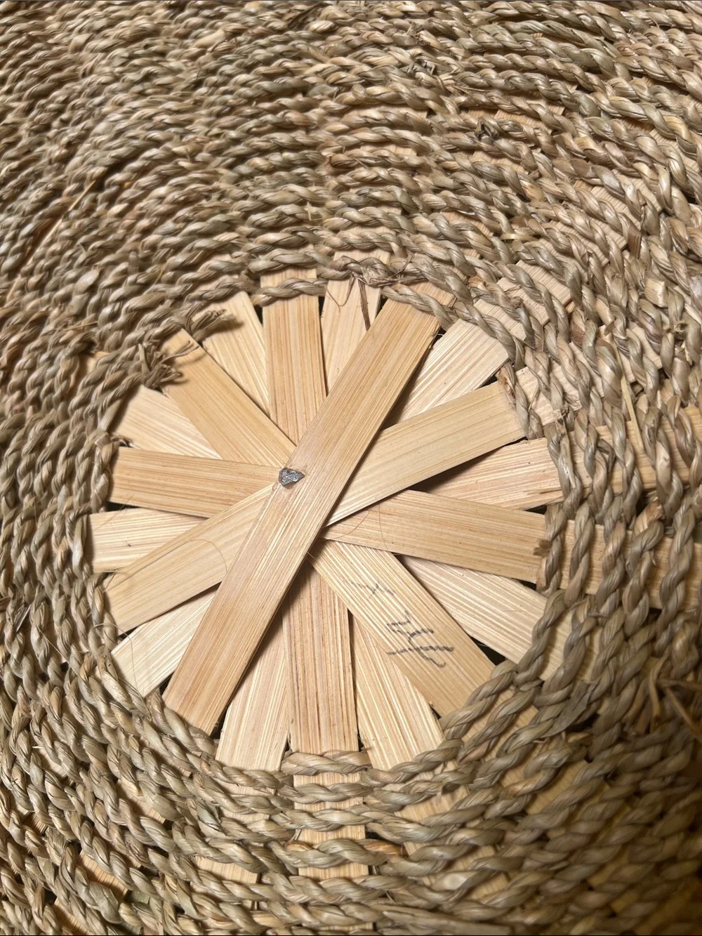Woven Natural Seagrass Decorative Chip/Dip or serving Basket